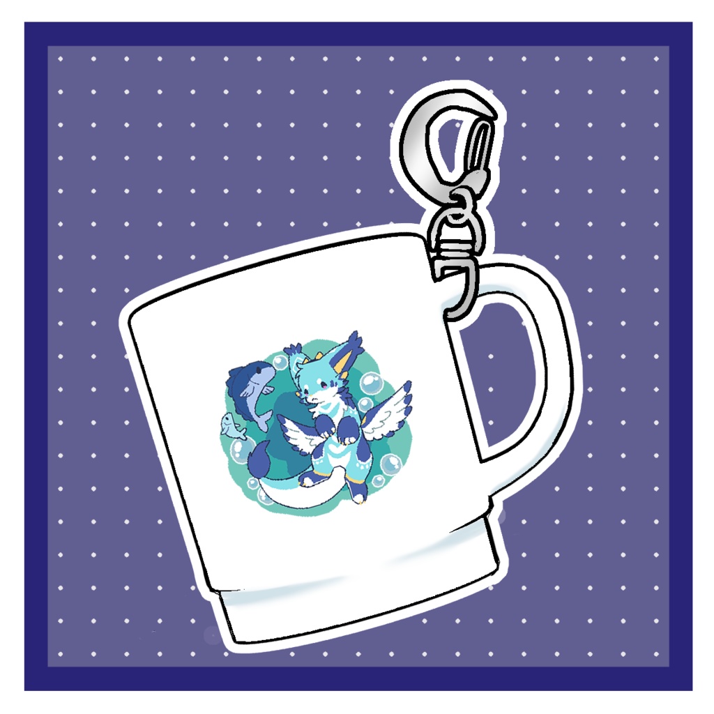 ハーヴィ　ミニマグカップキーホルダー