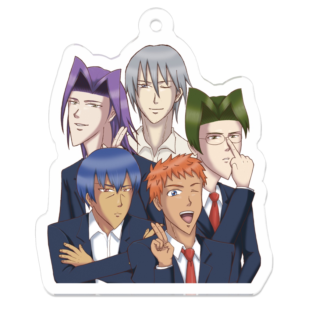 みんなアクリルキーホルダー