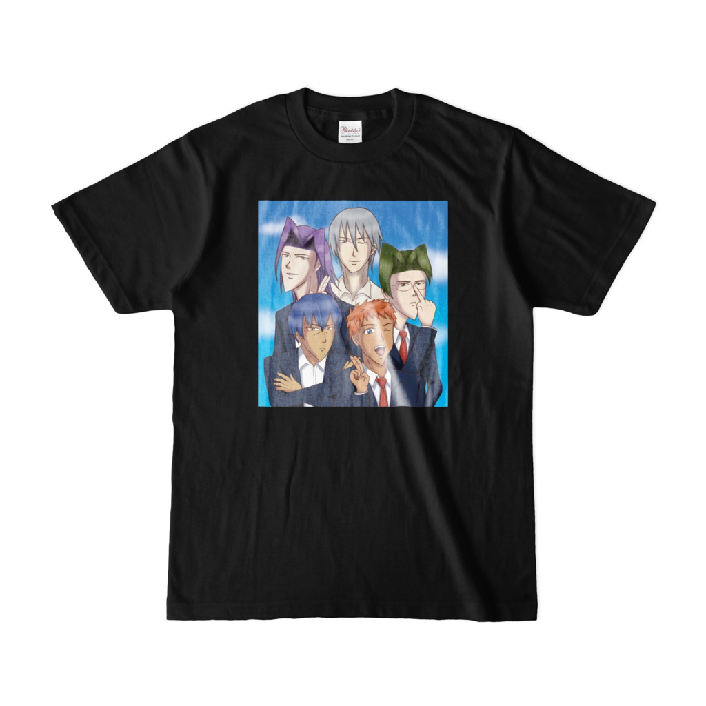 青空の下でTシャツ