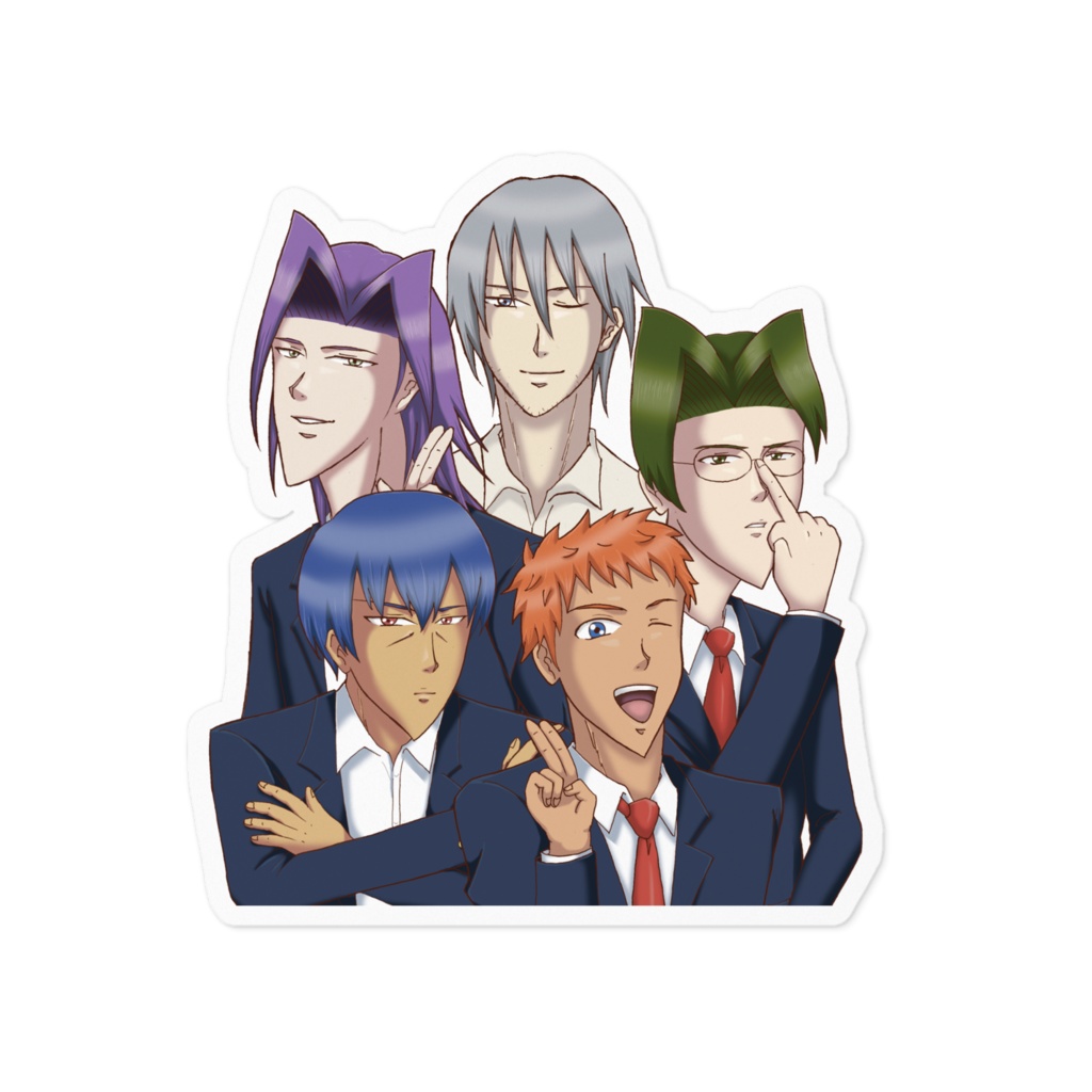 みんなステッカー
