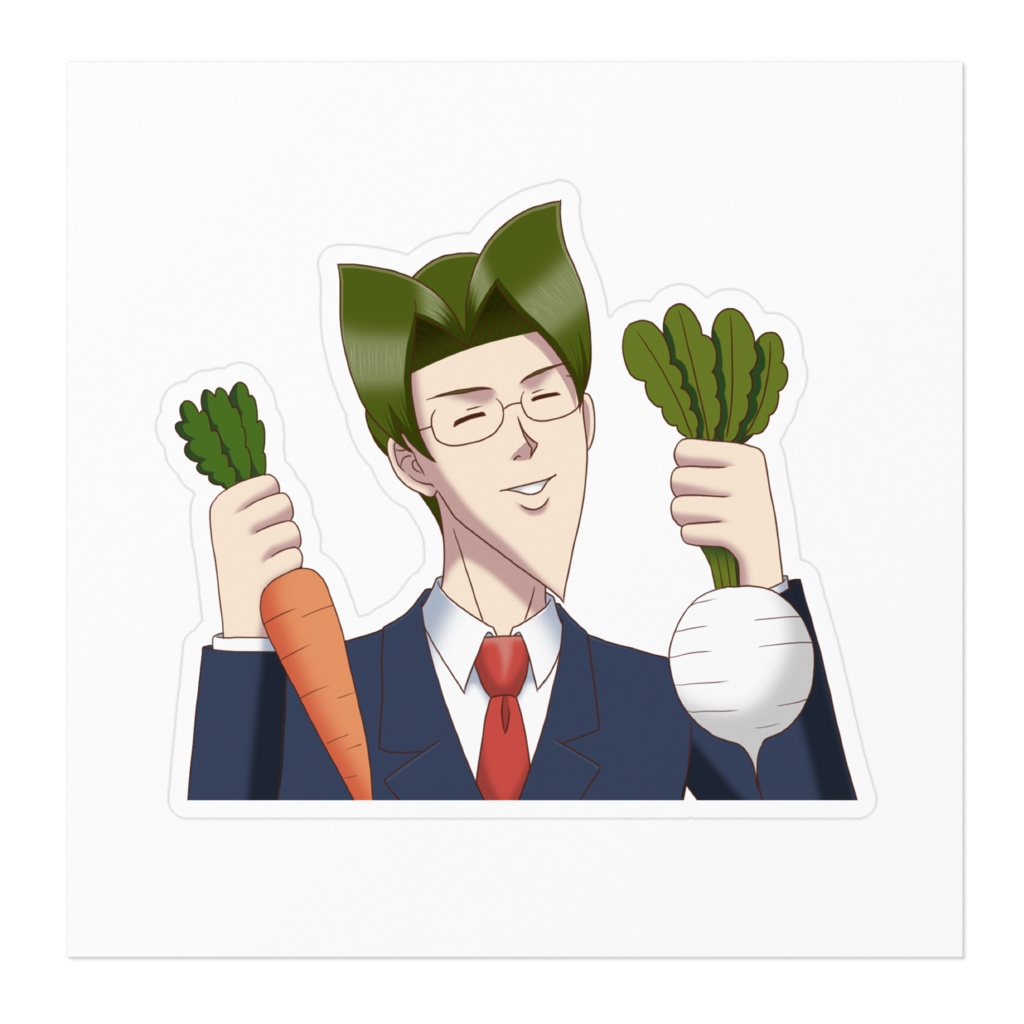 山の恵みステッカー