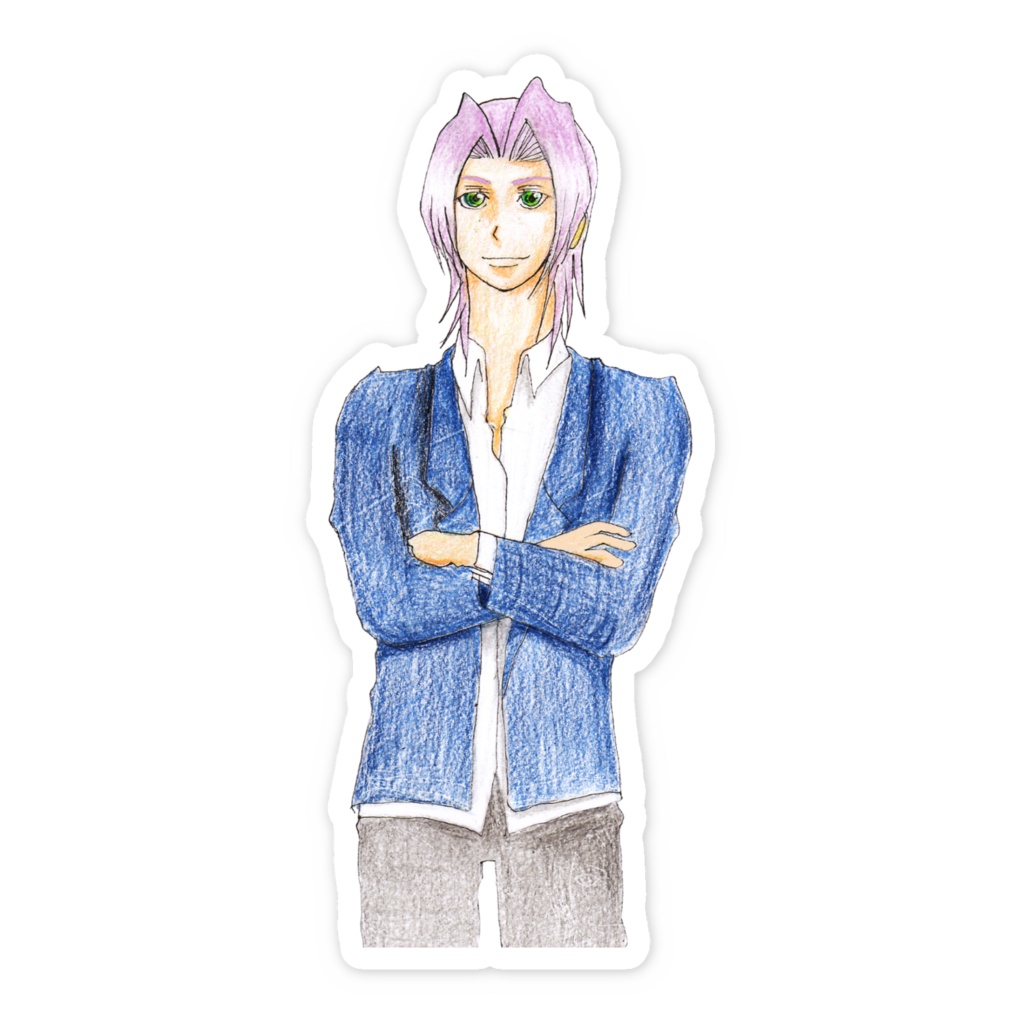 スマホステッカー美剣咲夜