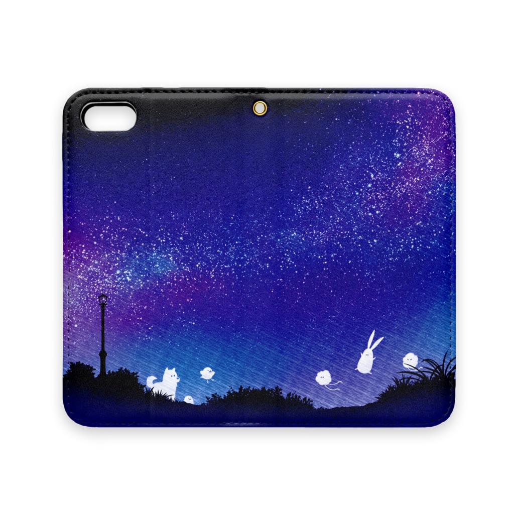 星空iPhoneケース(手帳型)