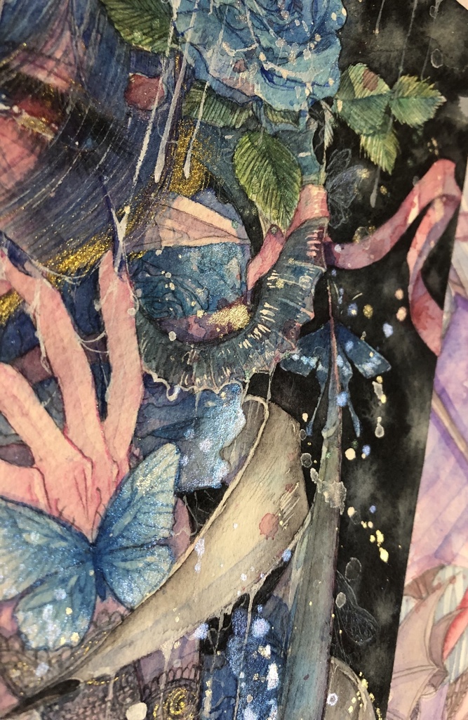 原画「ボクの蜜に捕らわれて」