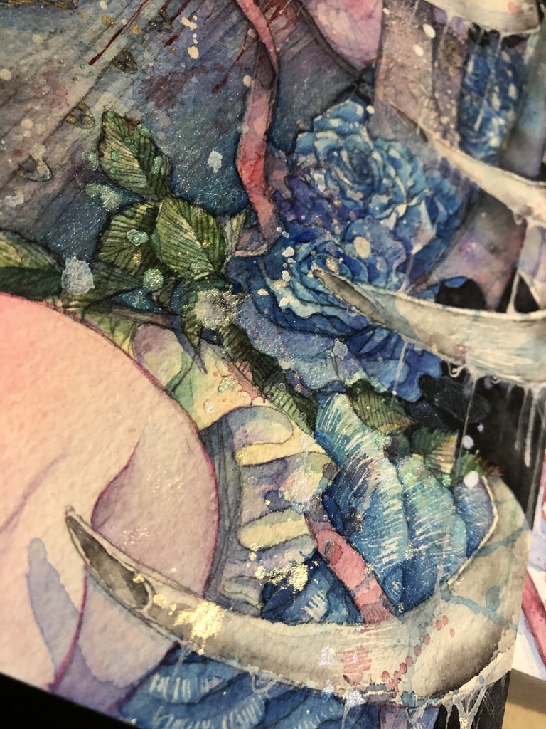 原画「ボクの蜜に捕らわれて」
