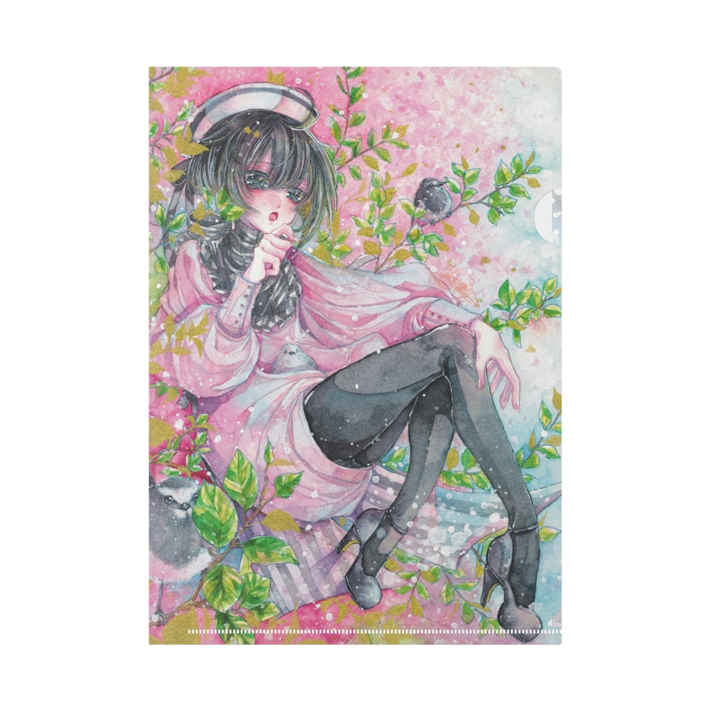 「brilliant blossoms」「Glitter Snow」クリアファイル