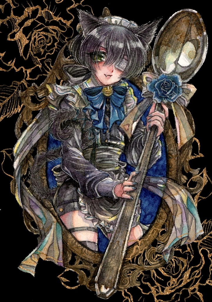 カトラリーメイド原画3種