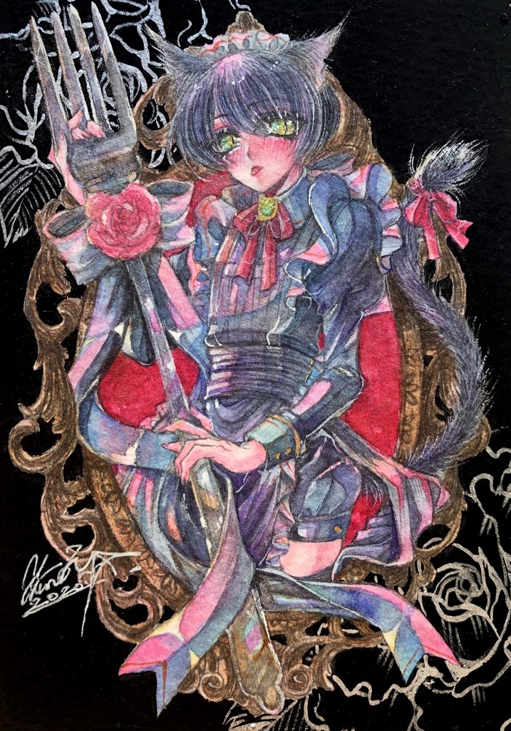 カトラリーメイド原画3種