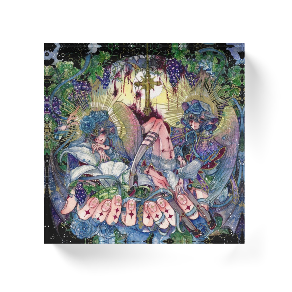 「オハヨウ、セカイ」アクリルブロック