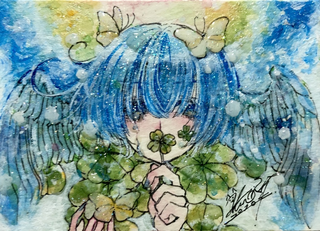 ATC原画【幸せを運ぶ】