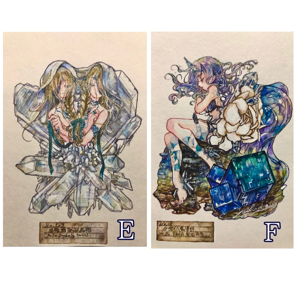 「標本」「瞳」テーマの原画- 11点