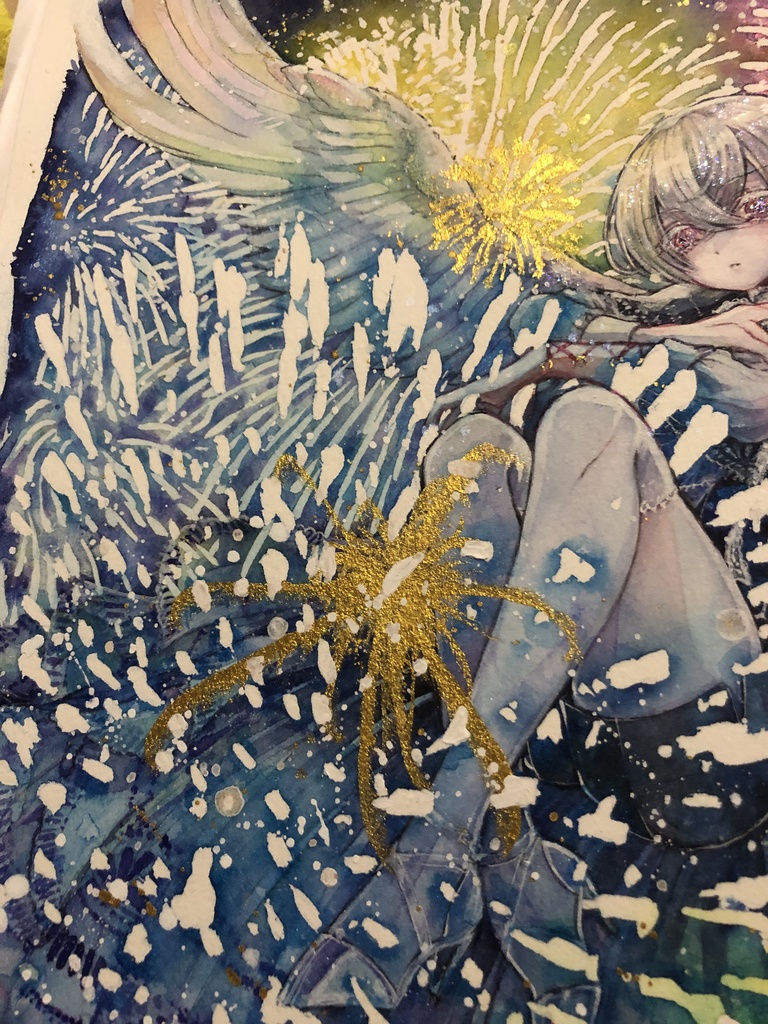 アルビノテーマ原画4点