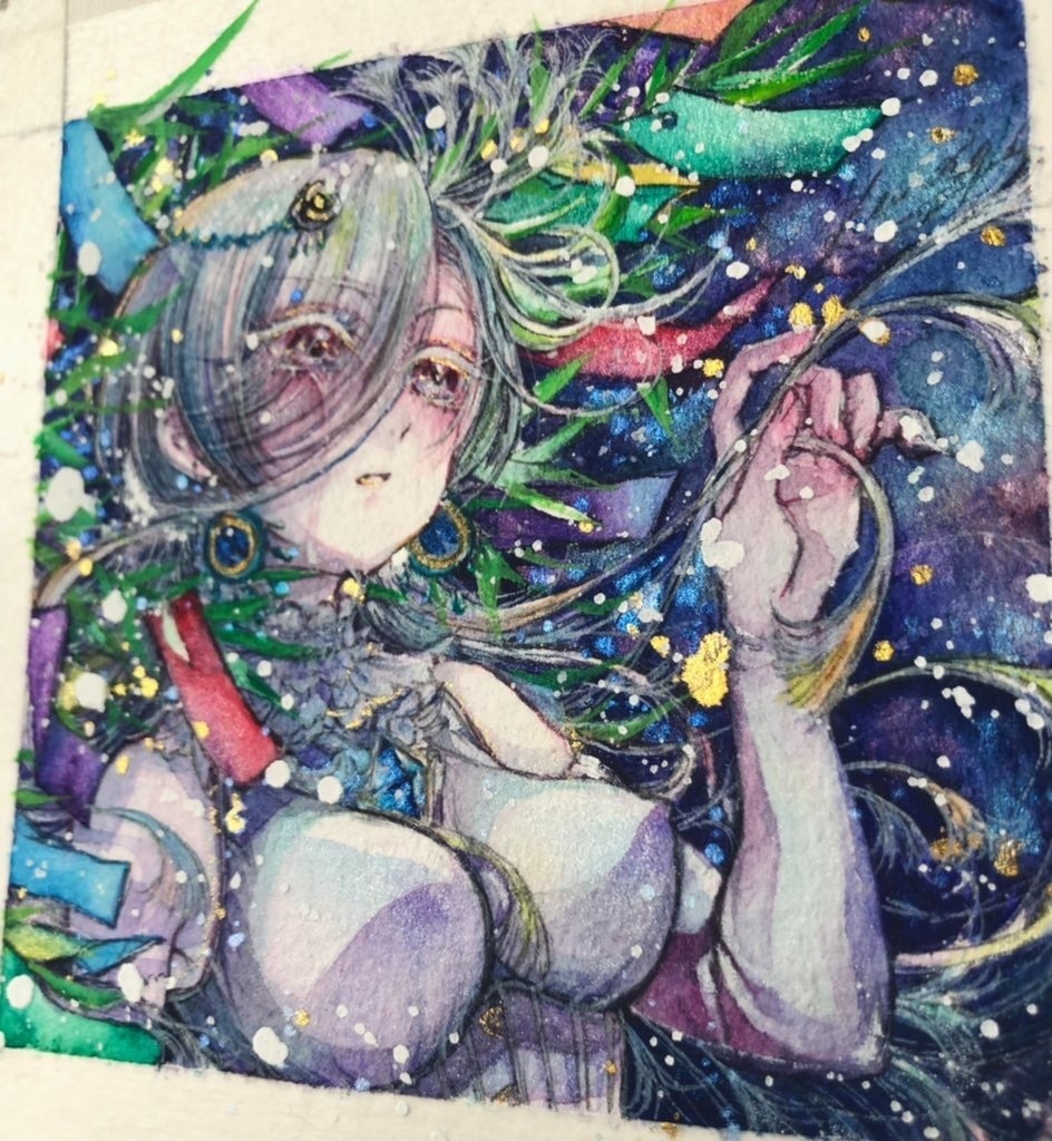 アルビノテーマ原画4点