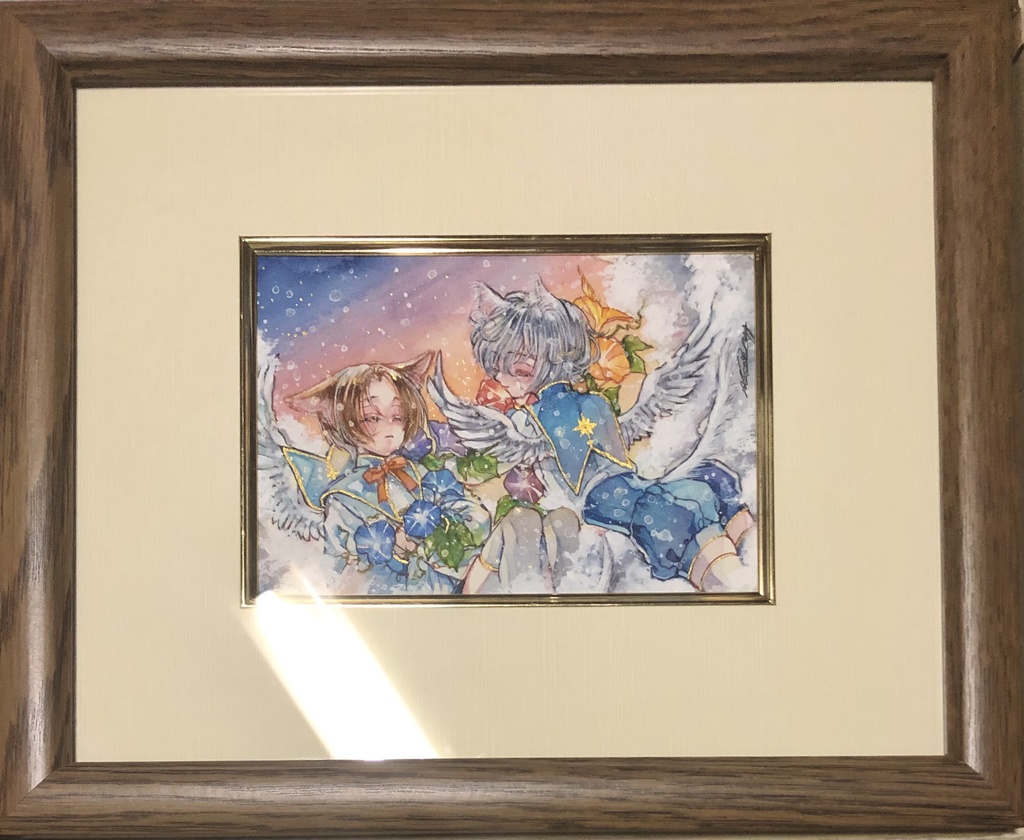 「別離」額装原画