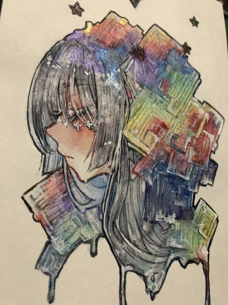 ステンドグラスdrawing【3種】