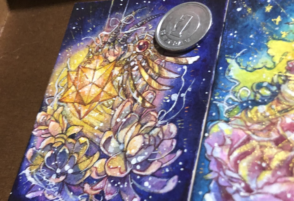 「星のレプリカⅠ、Ⅱ」ATC原画