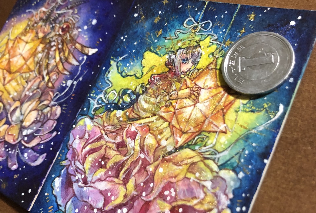 「星のレプリカⅠ、Ⅱ」ATC原画