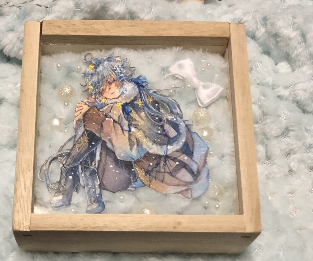 ｢ぬくもりに包まれて｣額装原画