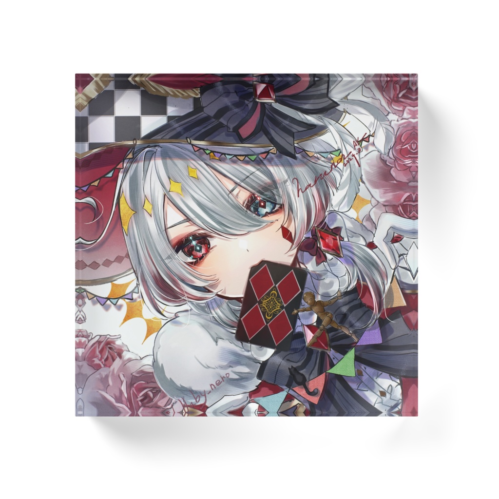 ♦️のK「アクリルブロック」