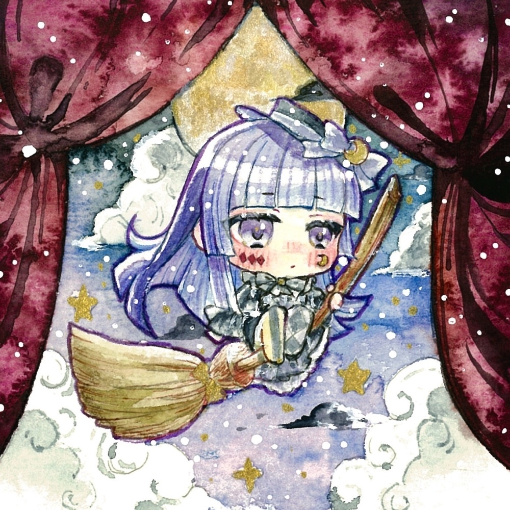 サーカスモチーフミニ原画🎪