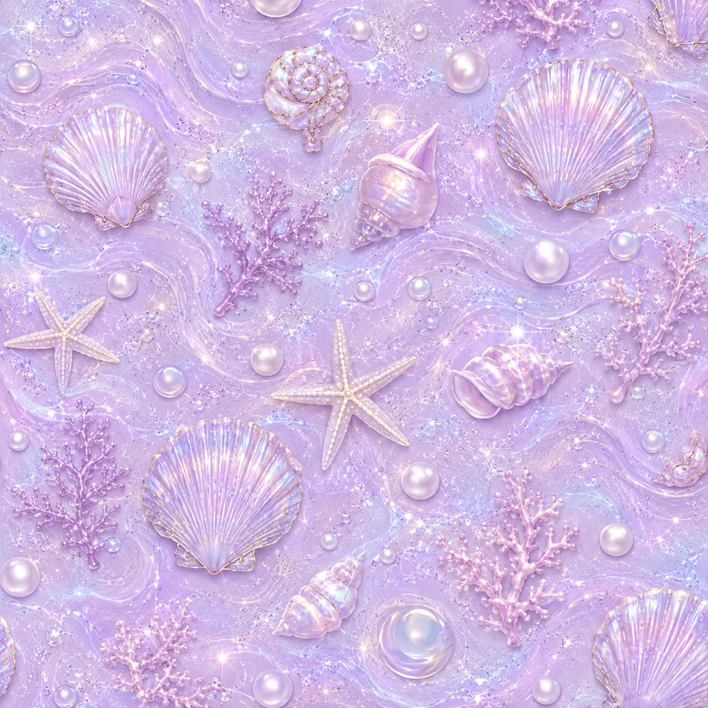 Pastel Ocean Digital Paper|海のきらめき 7色セット【正方形・折り紙にもおすすめ】