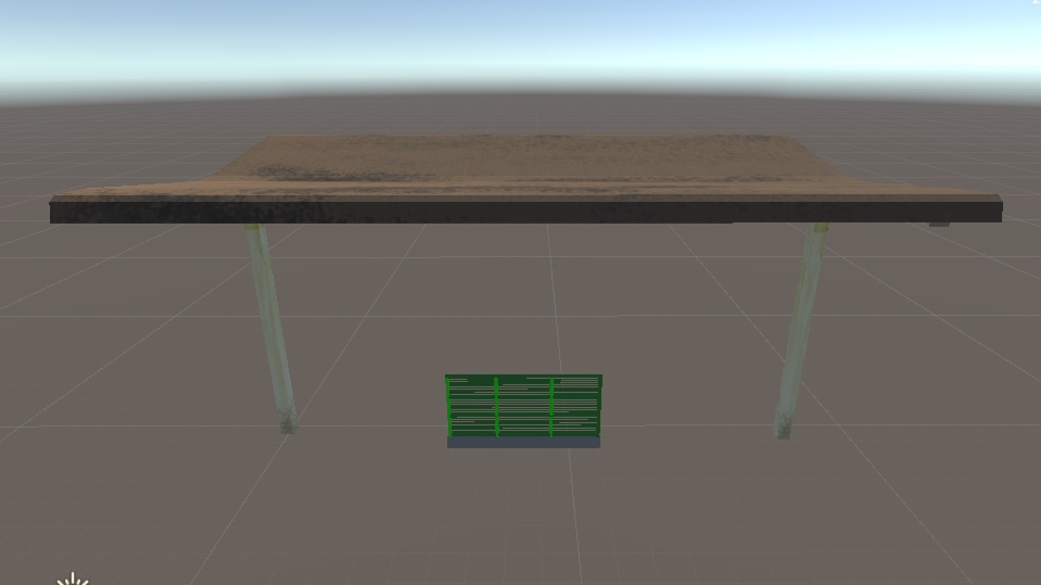 ローカル線の終点駅3Dモデル【Unity対応】