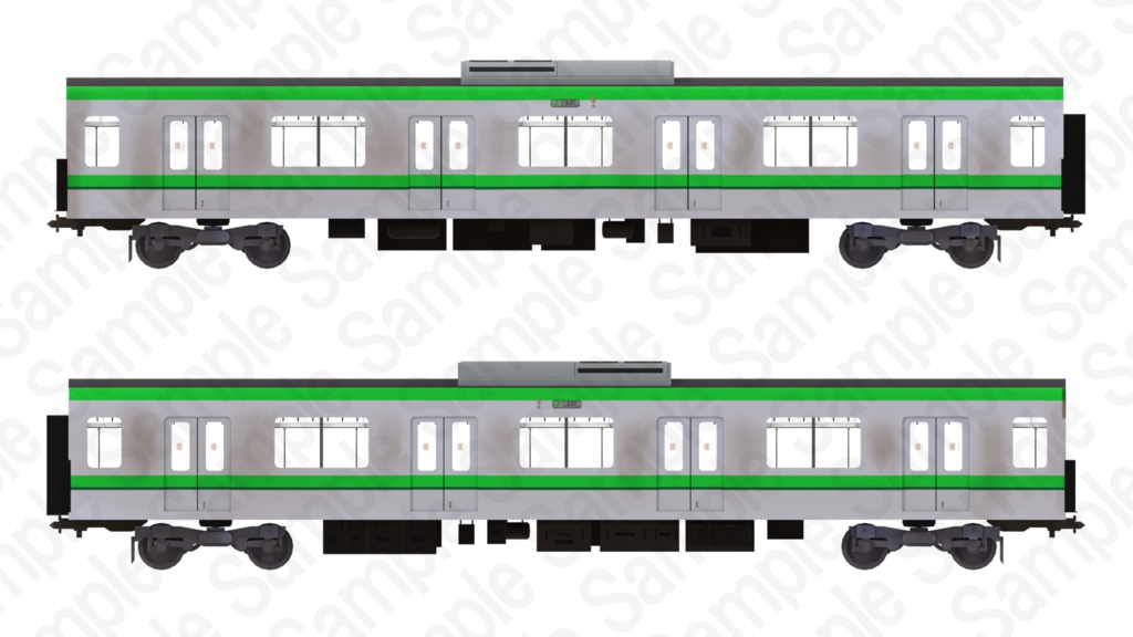 【Unity VRC対応】地下鉄電車【3Dモデル】