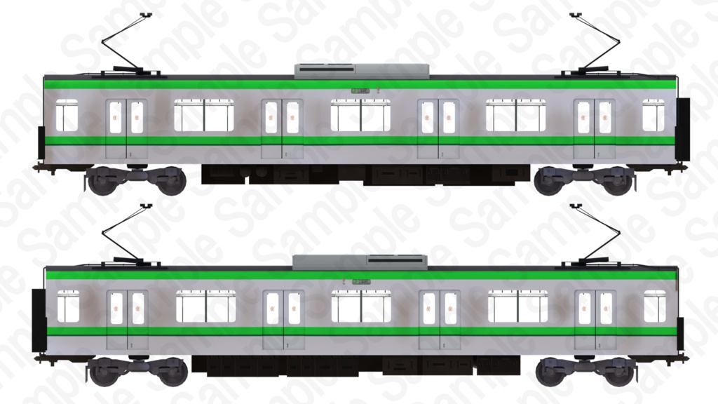 【Unity VRC対応】地下鉄電車【3Dモデル】