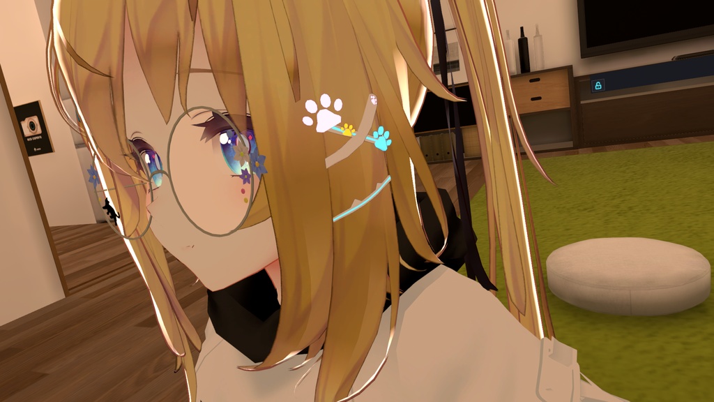 サフィーちゃん用「猫のヘアピン」