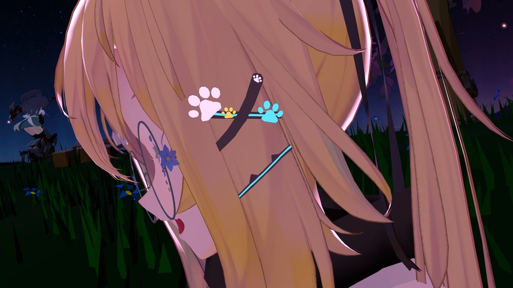 サフィーちゃん用「猫のヘアピン」