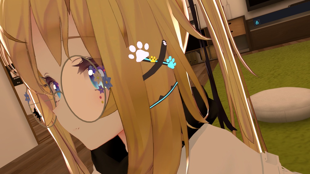 サフィーちゃん用「猫のヘアピン」