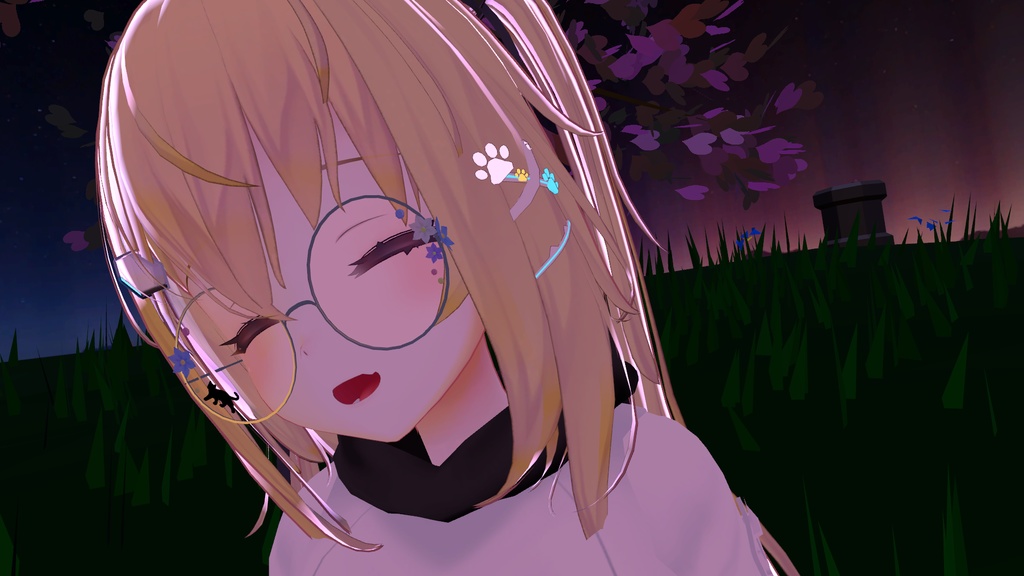 サフィーちゃん用「猫のヘアピン」