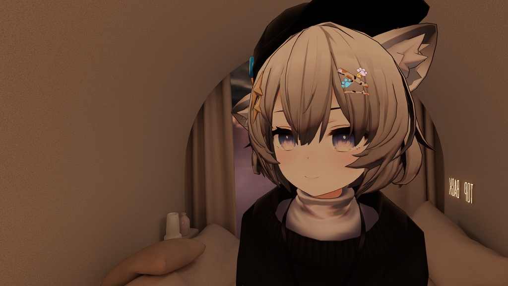 ASHちゃん用「猫のヘアピン」