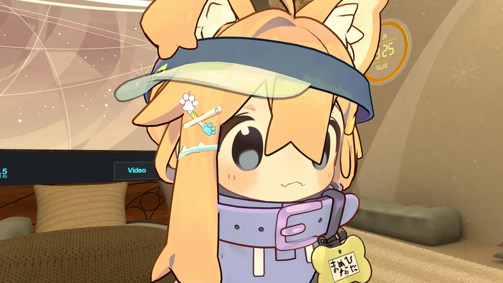 まめひなた用「猫のヘアピン」