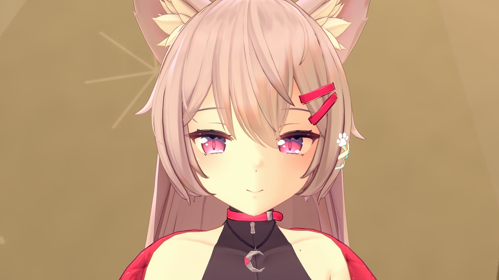 ルフィナちゃん用「猫のヘアピン」