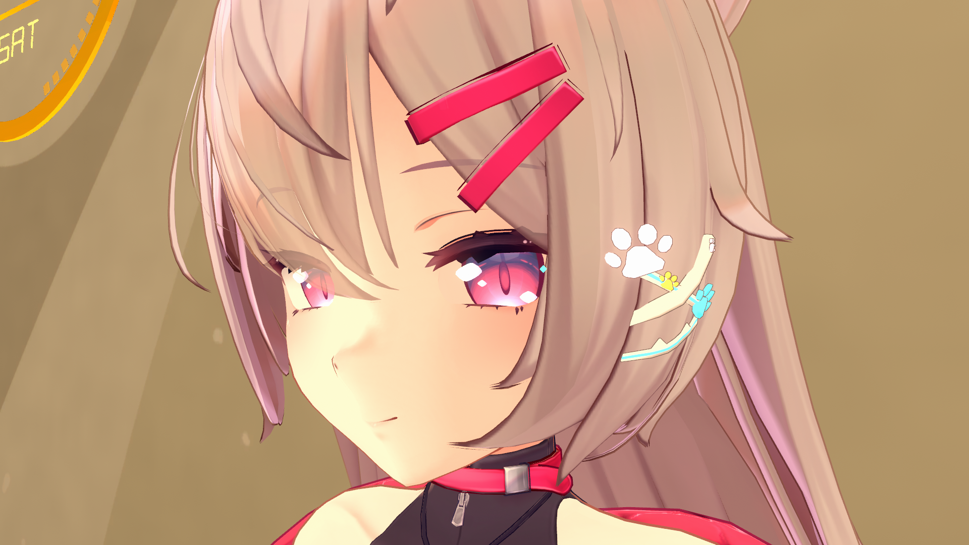 ルフィナちゃん用「猫のヘアピン」