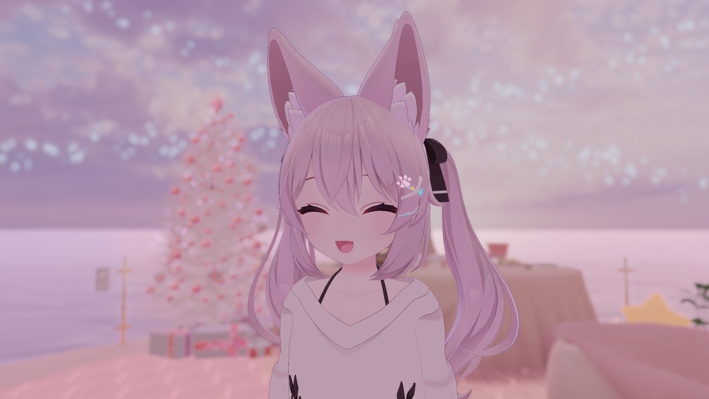 カリン用「猫のヘアピン」