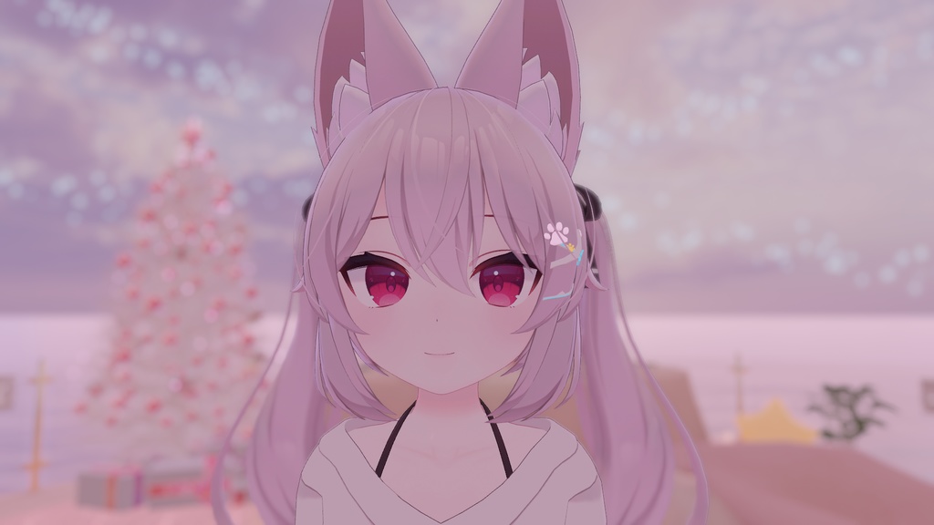 カリン用「猫のヘアピン」