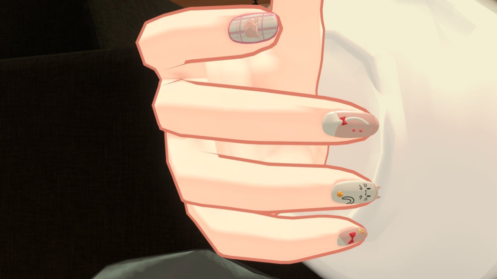 ルフィナ用【ねこネイル】