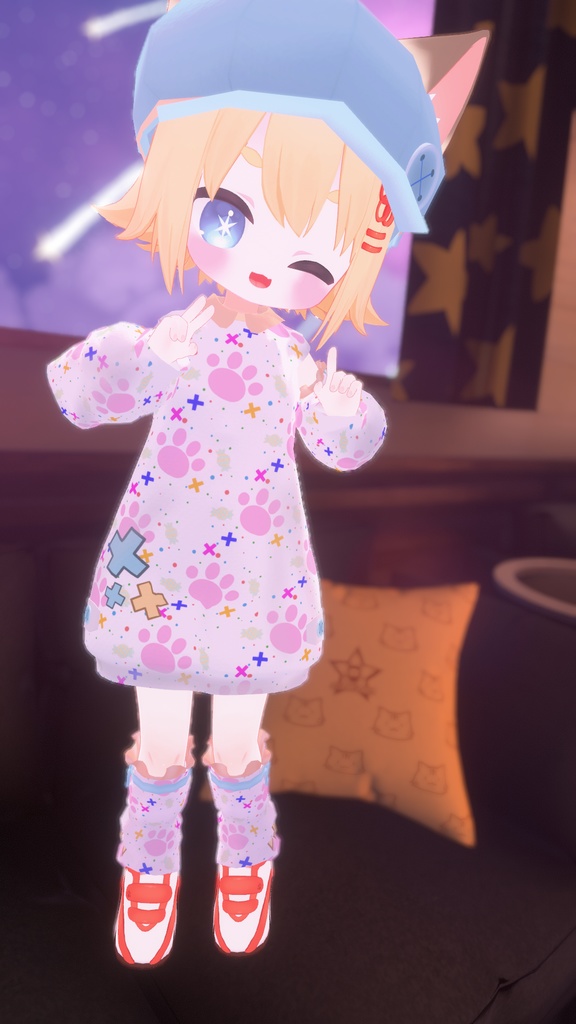 きなこちゃん・リィちゃん用【ゆるクロスウェア】