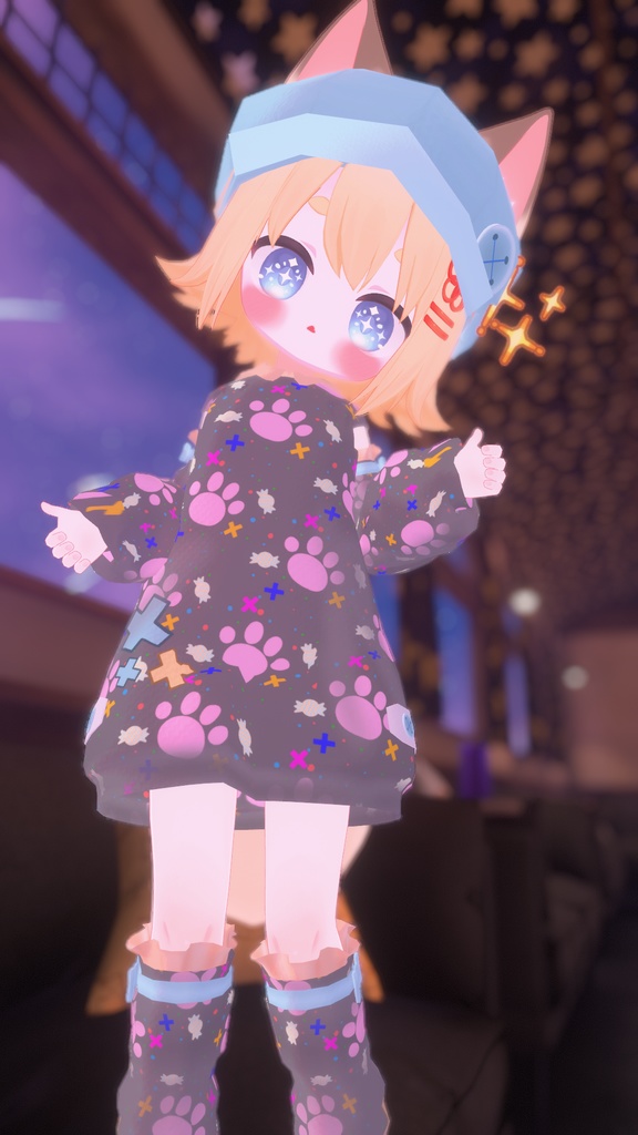 きなこちゃん・リィちゃん用【ゆるクロスウェア】