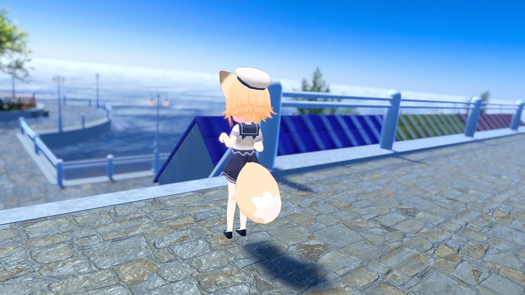 きなこちゃん用【マリンセーラー・スカート&ズボン】