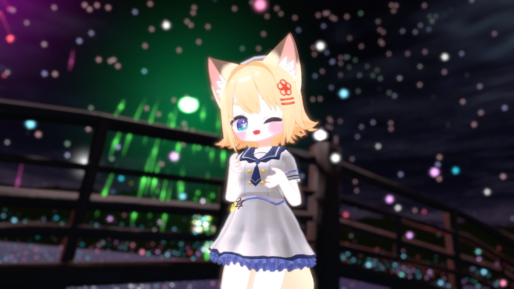 きなこちゃん用【マリンセーラー・スカート&ズボン】