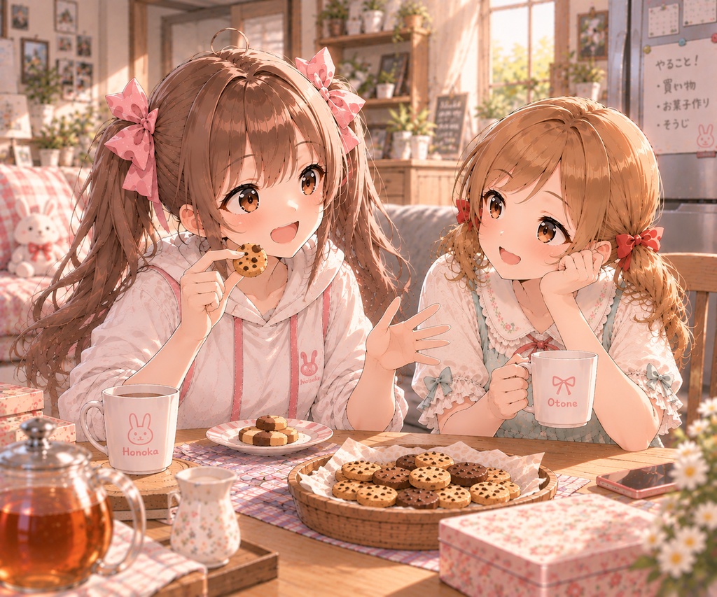 桜乃ほのか＆桜乃乙音｜姉妹のおやつ時間