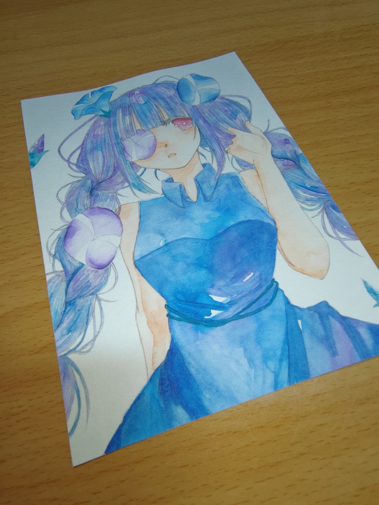 【朝顔擬人化】原画