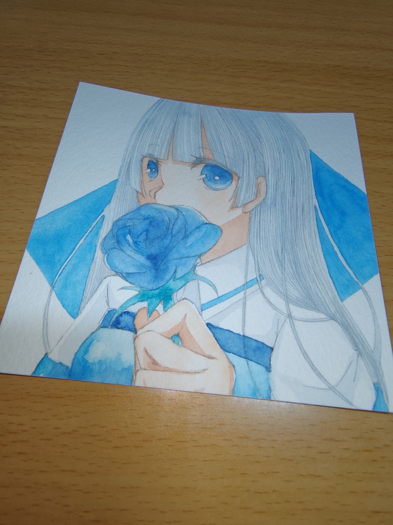 【青い薔薇】原画