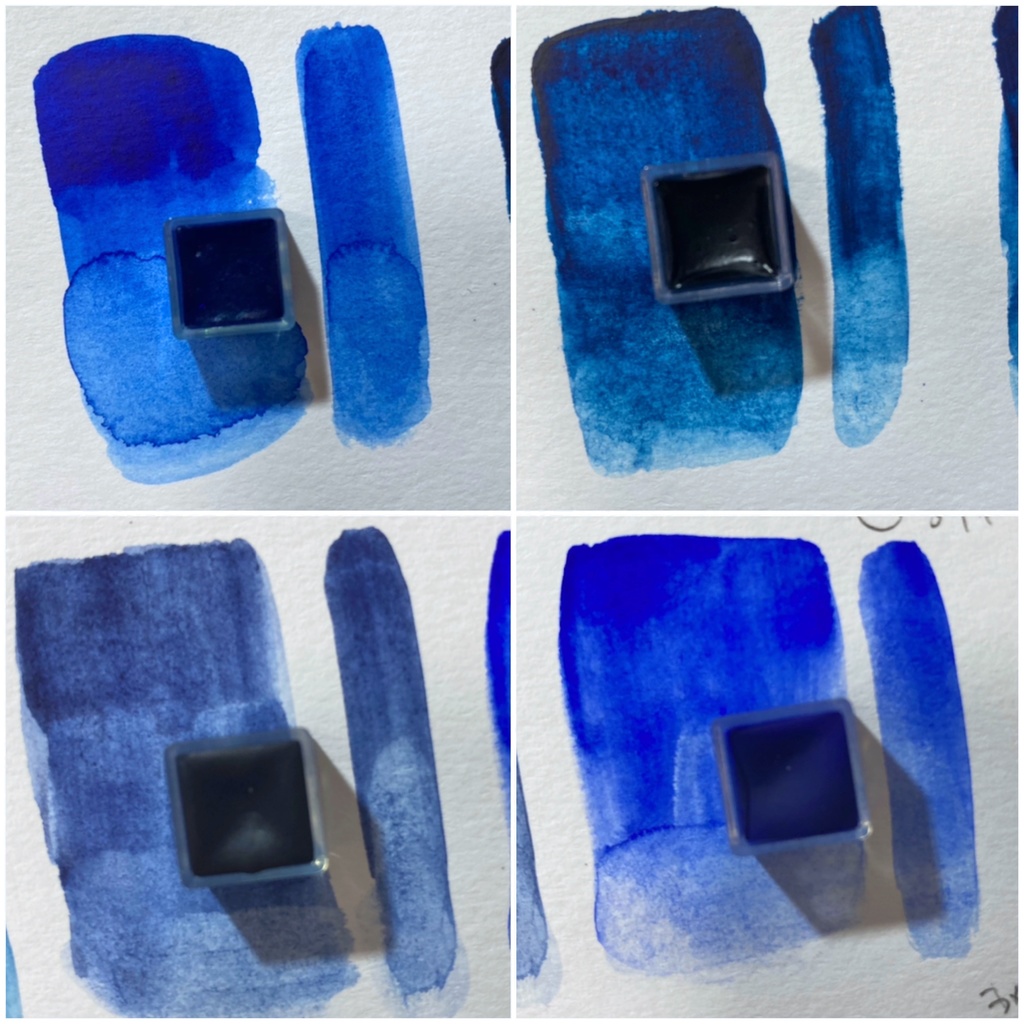 〈和色カラー 藍〉自作絵の具