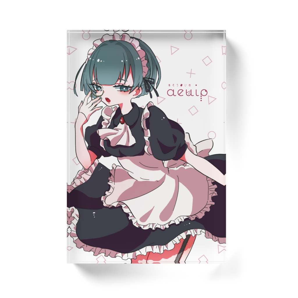 メイドなioのアクリルブロック