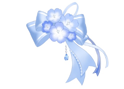 【Live2D】ネモフィラの髪飾り【アイテム】