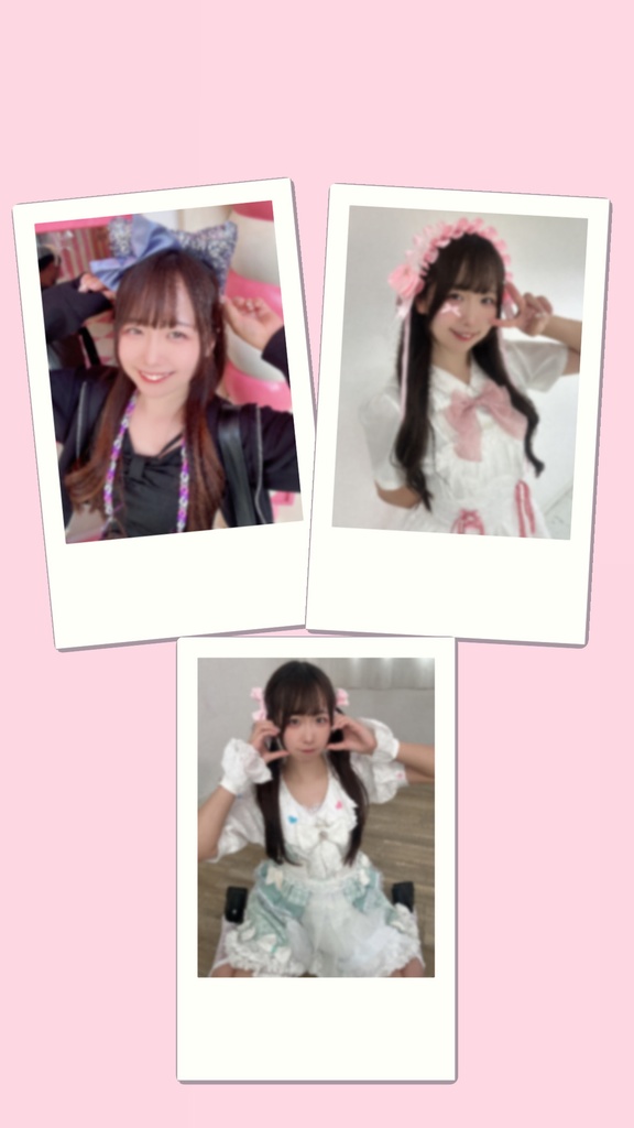 選べるお絵描きチェキ 2枚1セット （newお写真）